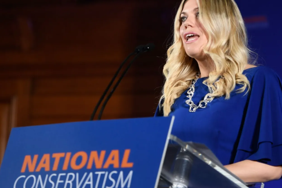 Miriam Cates has been criticised for using the term ‘cultural Marxism’ at the National Conservatism conference. (Twitter/@NatConTalk)